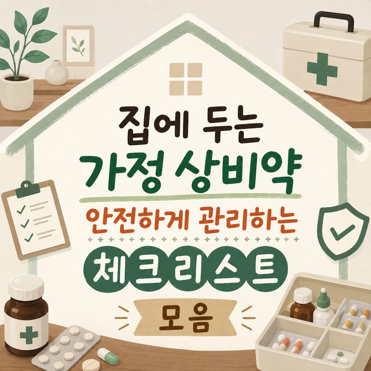 집에 두는 가정 상비약 안전하게 관리하는 체크리스트 모음