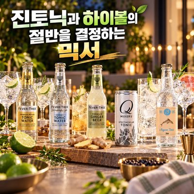 진토닉과 하이볼의 절반을 결정하는 믹서