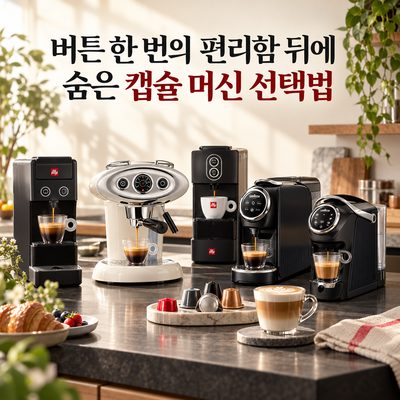ボタン一つの便利さの裏に隠されたカプセルマシンの選び方