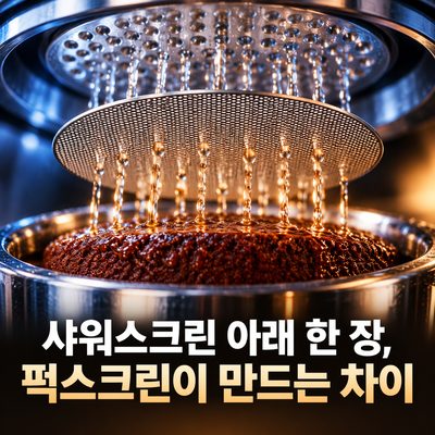 샤워스크린 아래 한 장, 퍽스크린이 만드는 차이