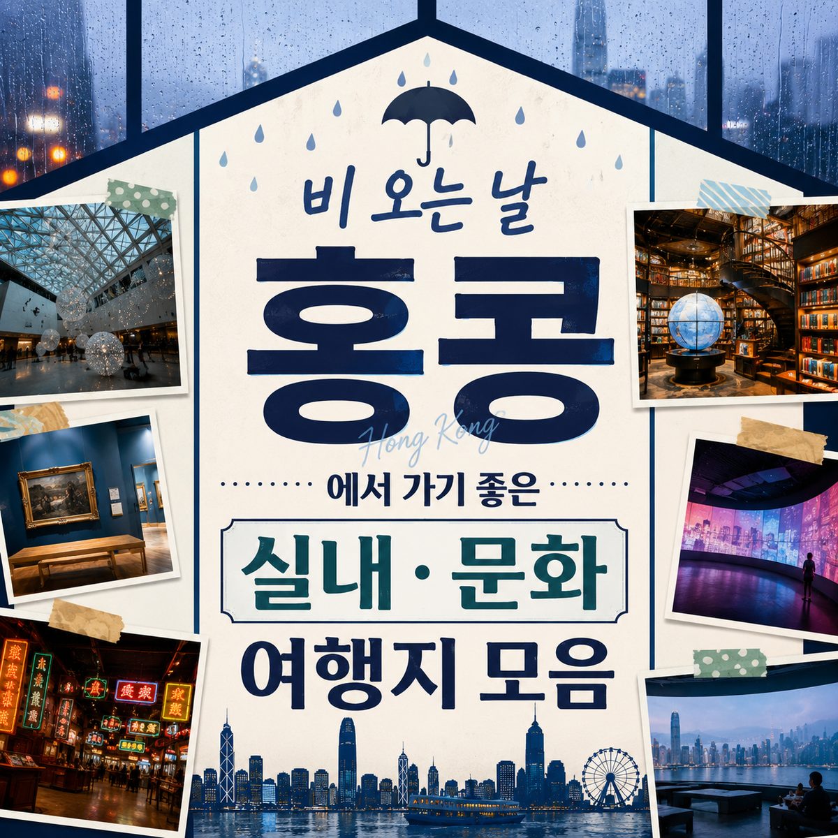 비 오는 날 홍콩에서 가기 좋은 실내·문화 여행지 모음