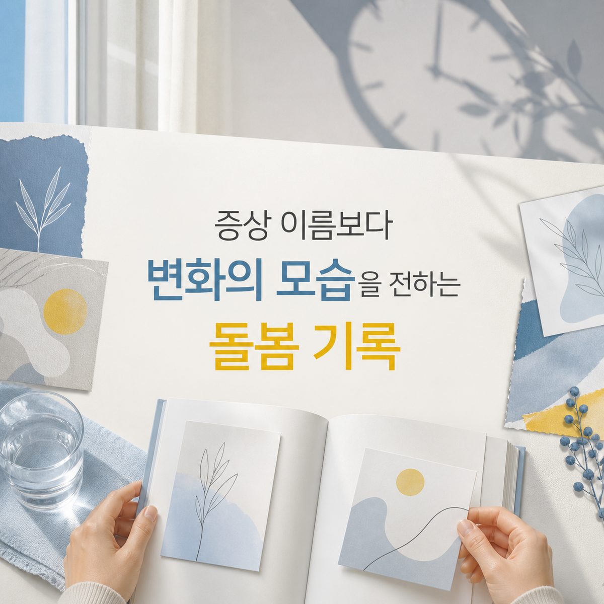 증상 이름보다 변화의 모습을 전하는 돌봄 기록