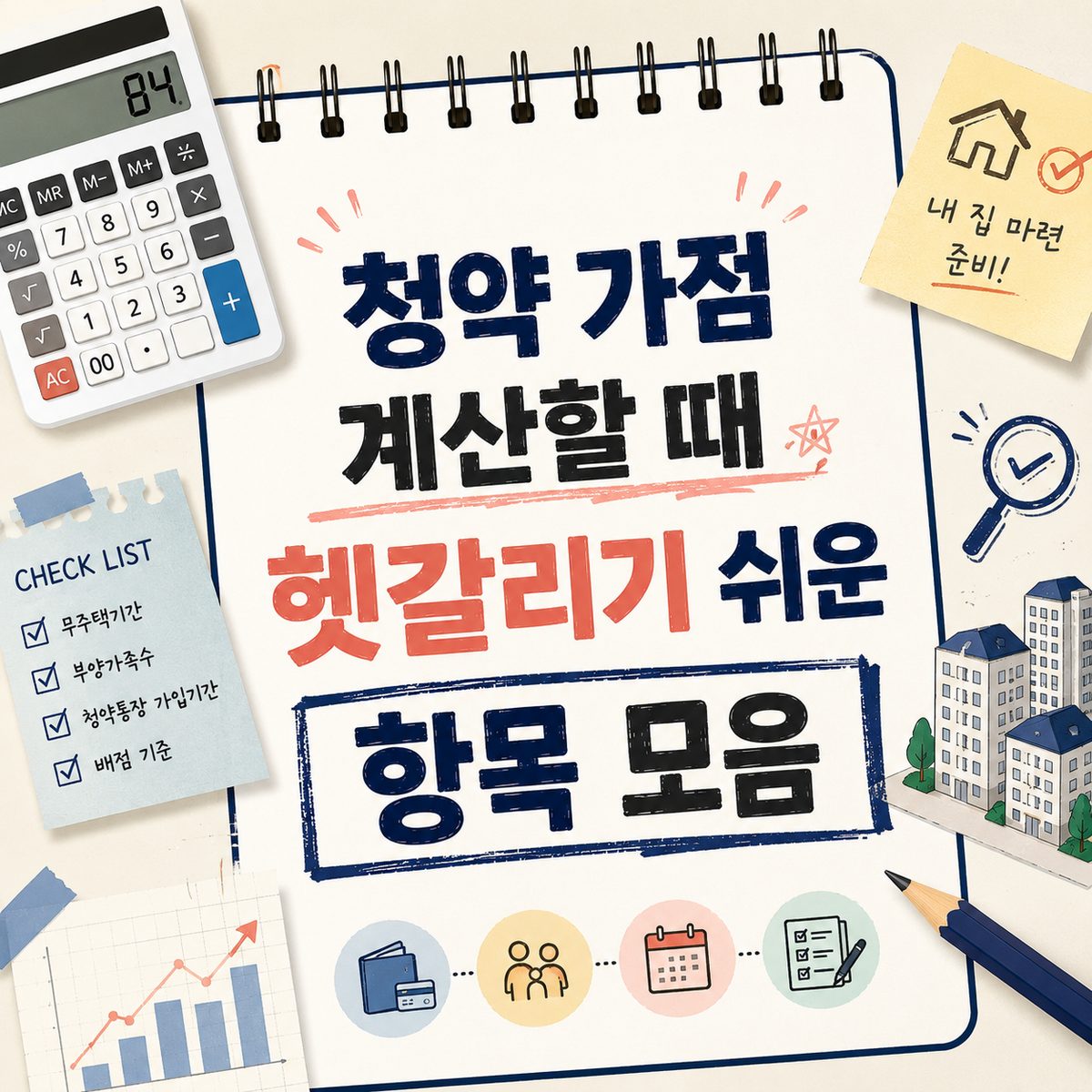 청약 가점 계산할 때 헷갈리기 쉬운 항목 모음