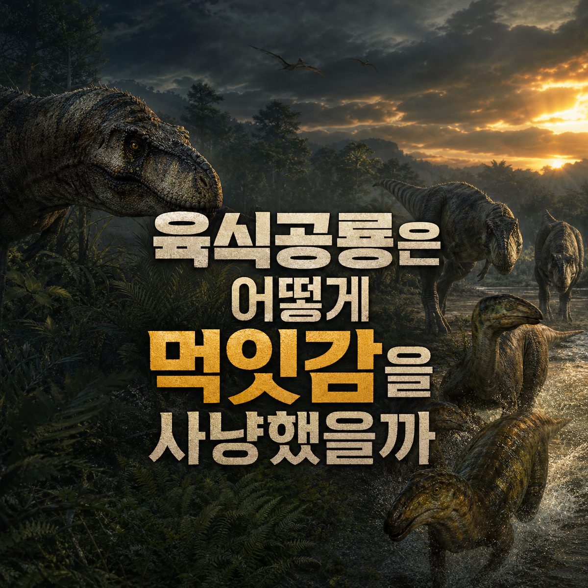 육식공룡은 어떻게 먹잇감을 사냥했을까
