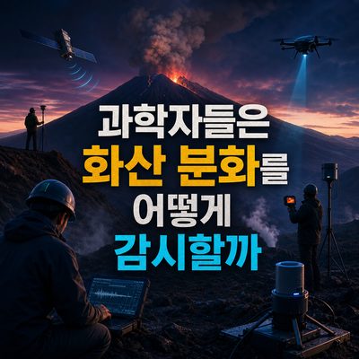 과학자들은 화산 분화를 어떻게 감시할까
