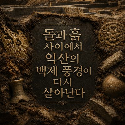 돌과 흙 사이에서 익산의 백제 풍경이 다시 살아난다