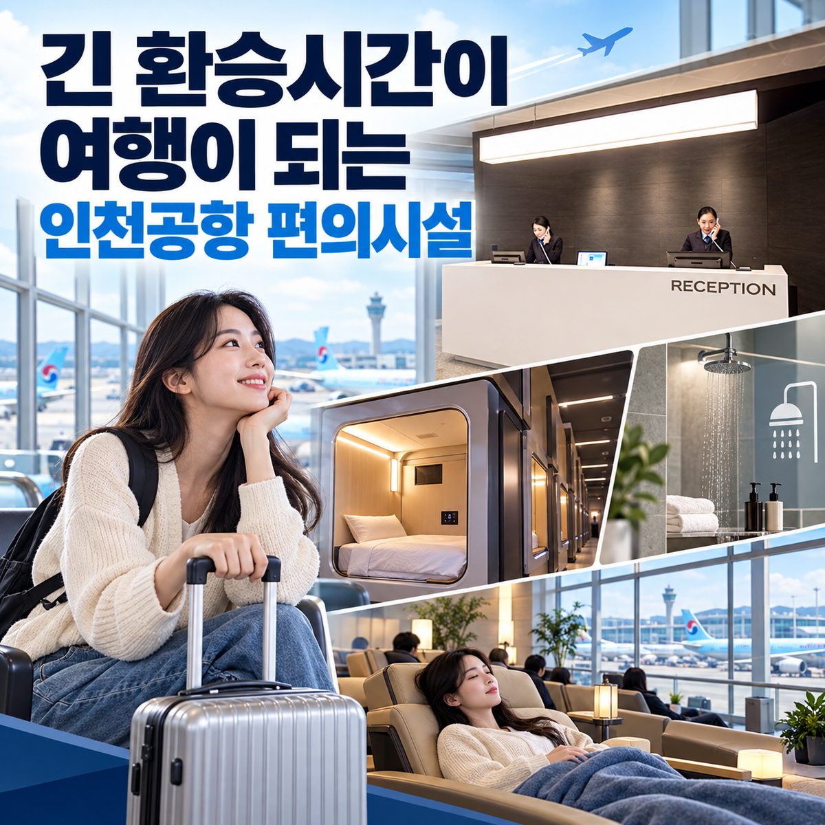긴 환승시간이 여행이 되는 인천공항 편의시설