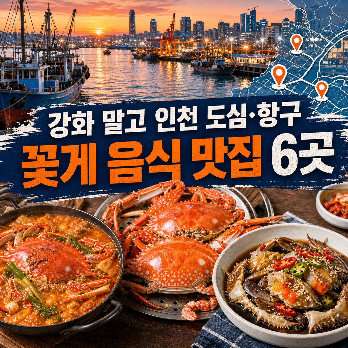 강화를 빼고 만나는 인천 도심·항구 꽃게 음식 맛집 6곳