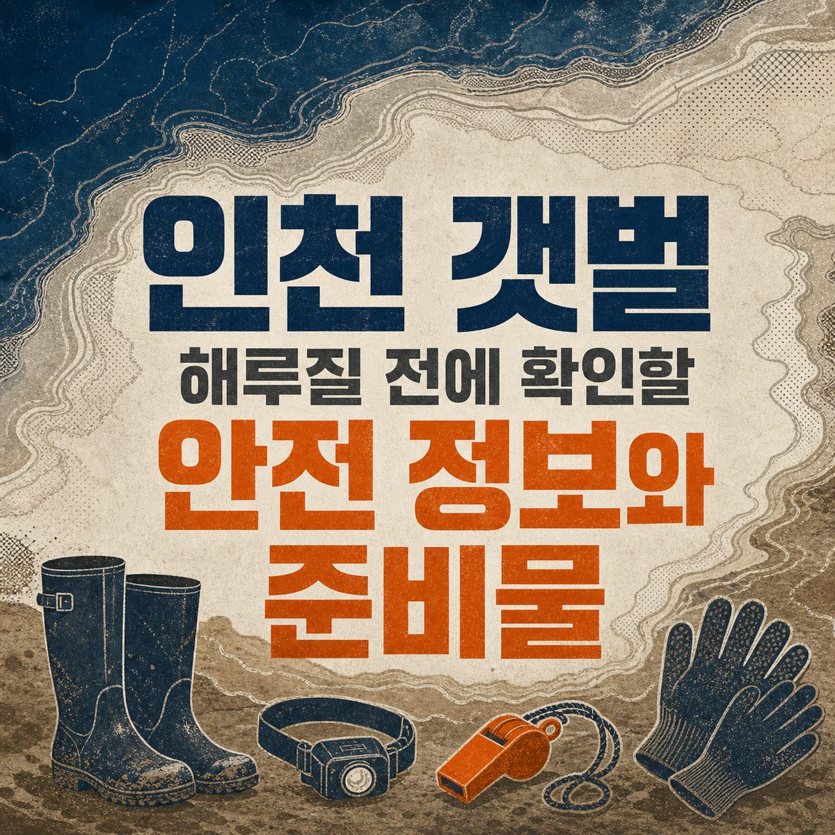 인천 갯벌 해루질 전에 확인할 안전 정보와 준비물