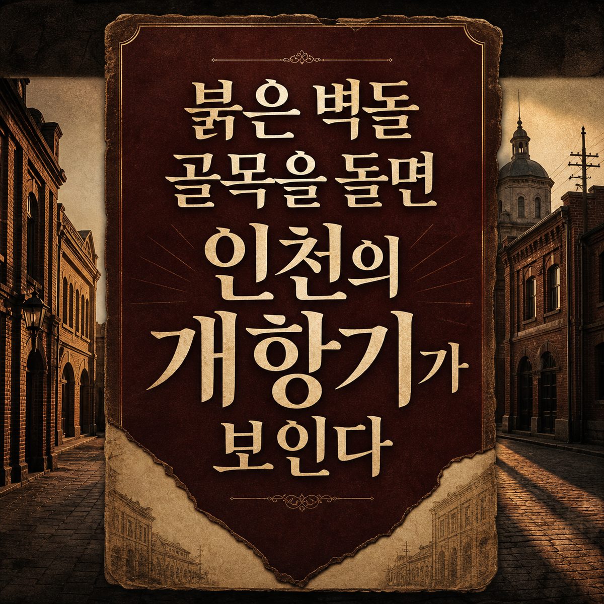 붉은 벽돌 골목을 돌면 인천의 개항기가 보인다