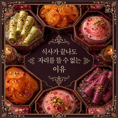 식사가 끝나도 자리를 뜰 수 없는 이유