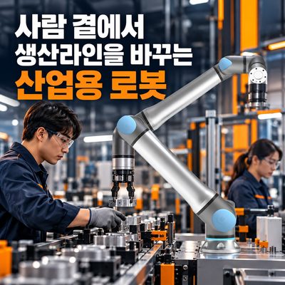 사람 곁에서 생산라인을 바꾸는 산업용 로봇