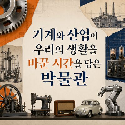기계와 산업이 우리의 생활을 바꾼 시간을 담은 박물관