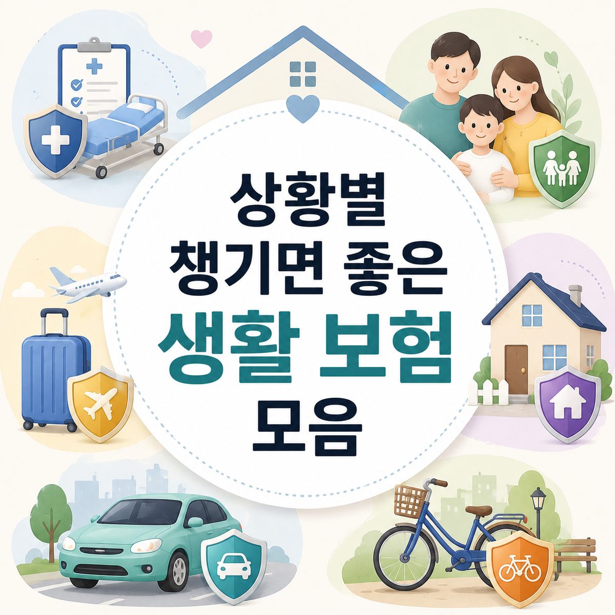 상황별 챙기면 좋은 생활 보험 모음