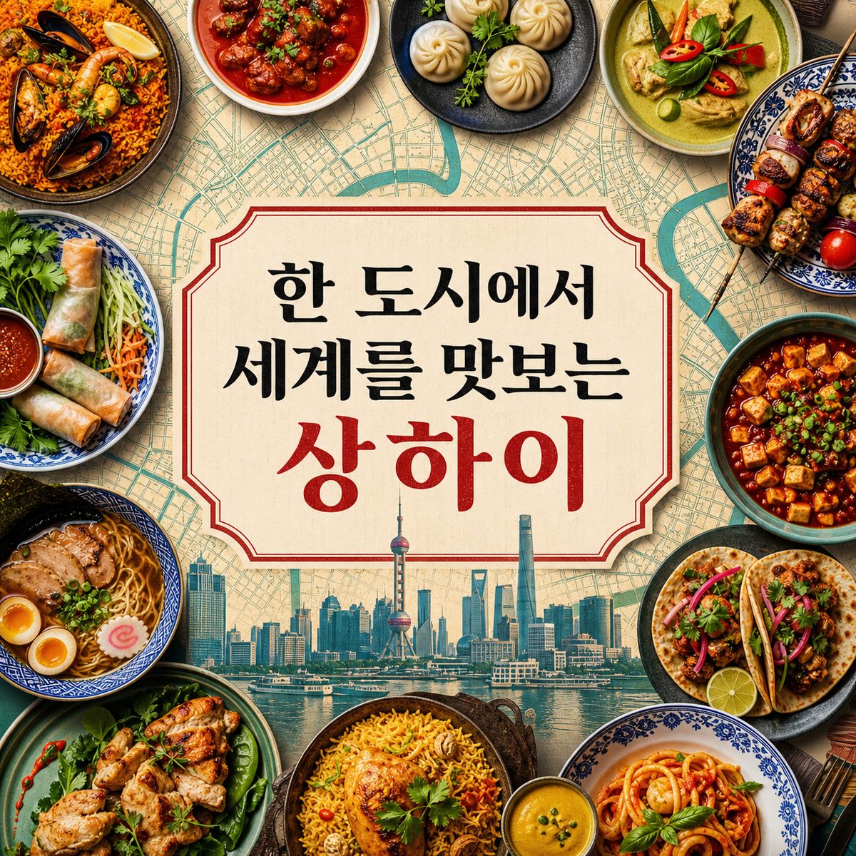 한 도시에서 세계를 맛보는 상하이