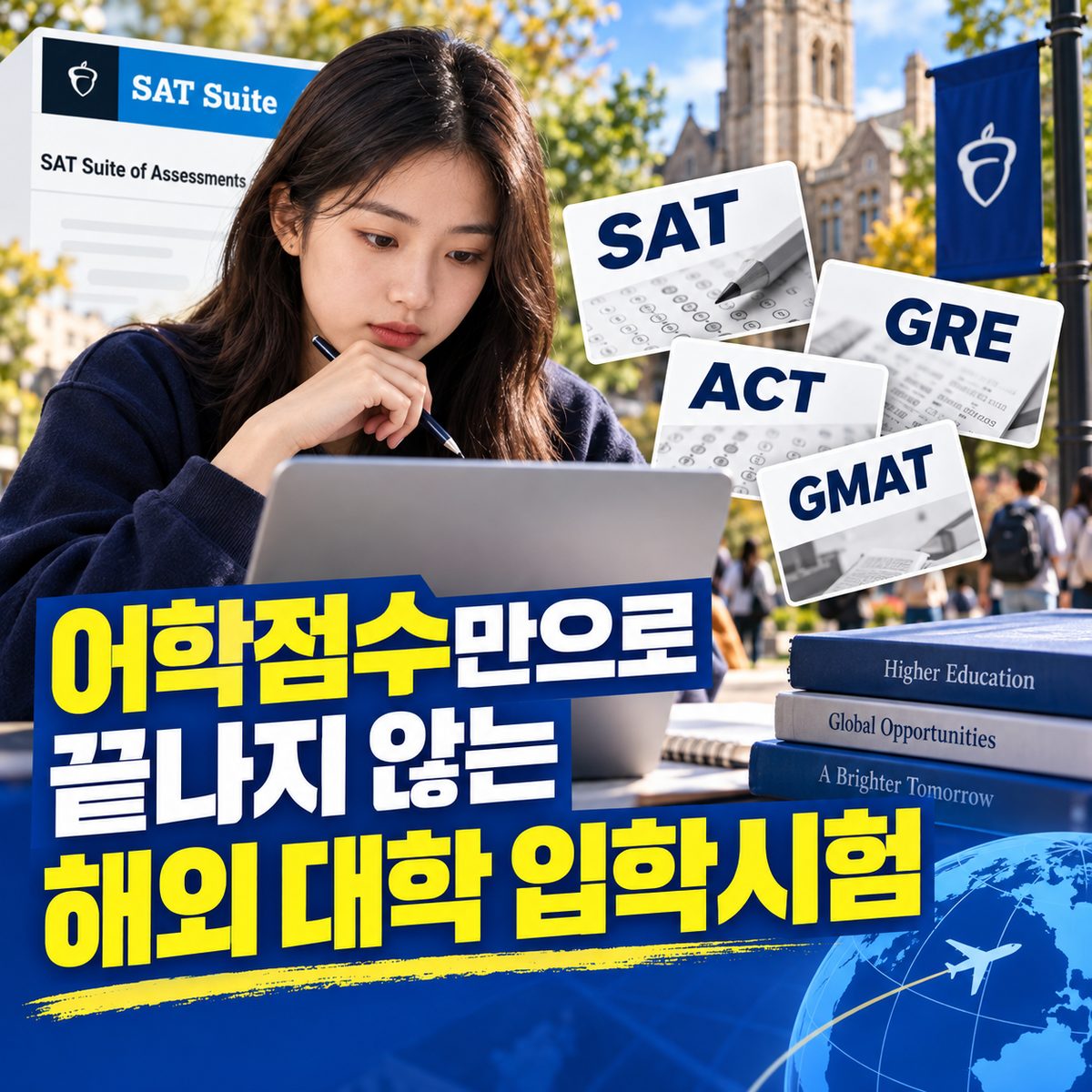 語学スコアだけでは終わらない海外大学の入学試験