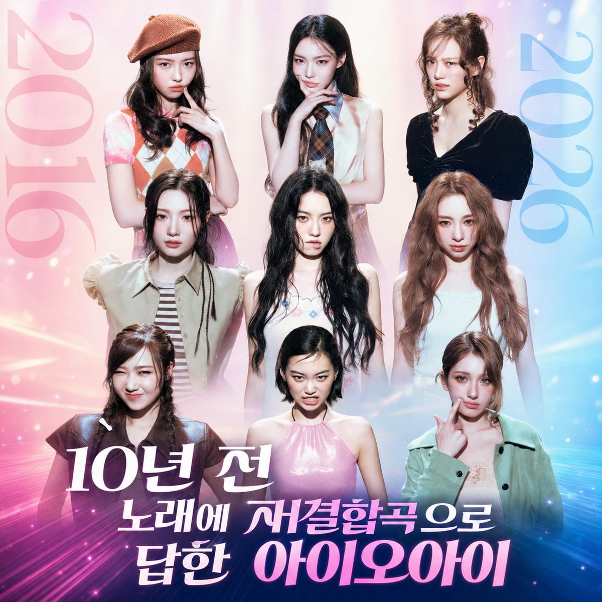 10년 전 노래에 재결합곡으로 답한 아이오아이