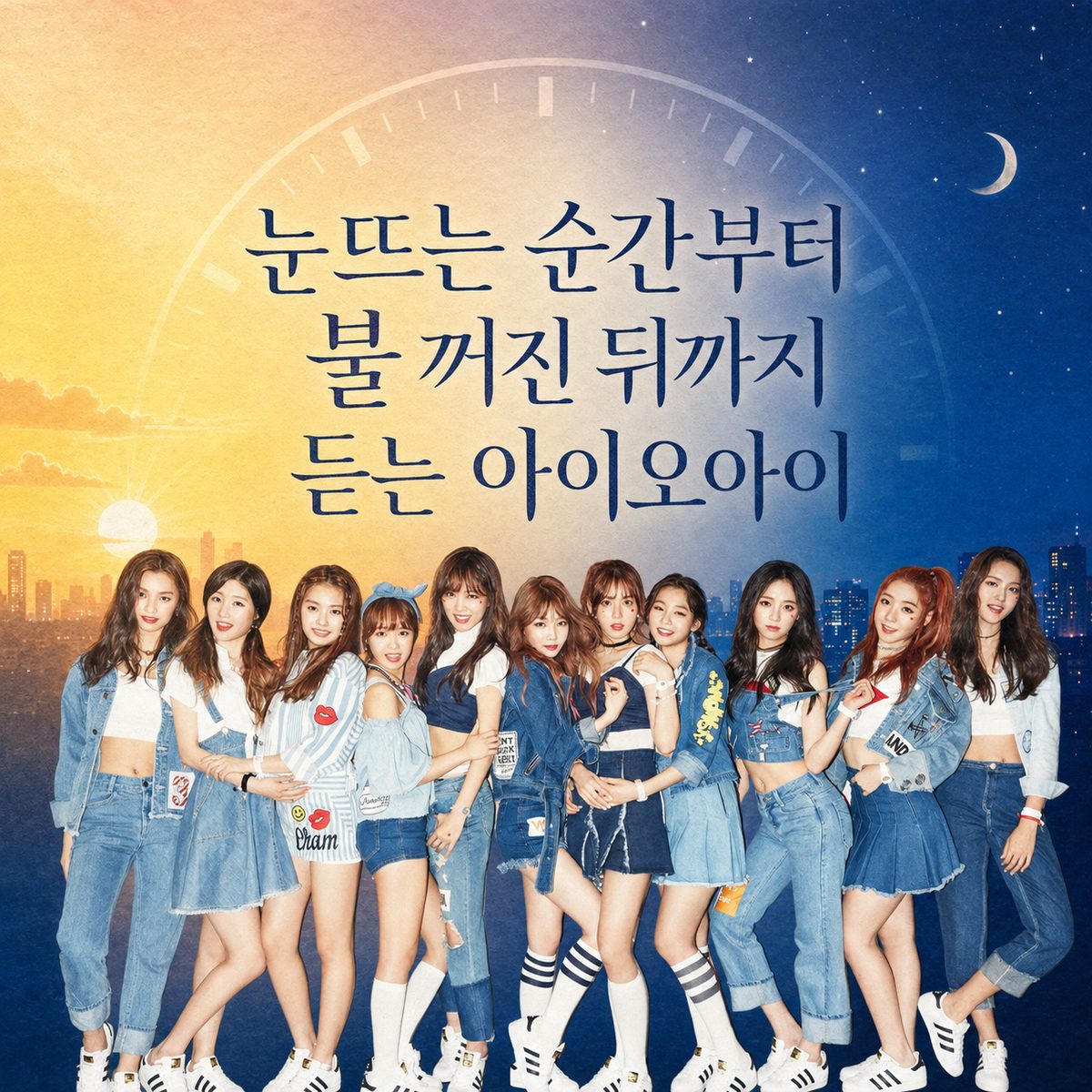 눈뜨는 순간부터 불 꺼진 뒤까지 듣는 아이오아이