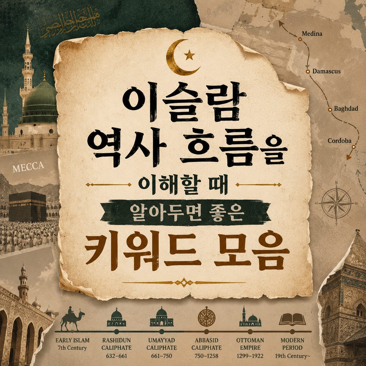 이슬람 역사 흐름을 이해할 때 알아두면 좋은 키워드 모음