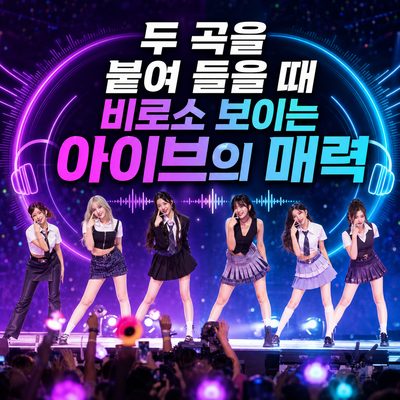 두 곡을 붙여 들을 때 비로소 보이는 아이브의 매력