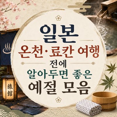 일본 온천·료칸 여행 전에 알아두면 좋은 예절 모음