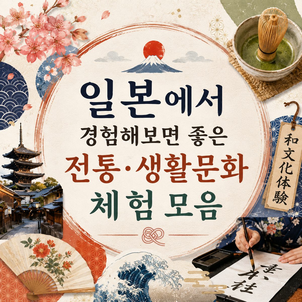 일본에서 경험해보면 좋은 전통·생활문화 체험 모음