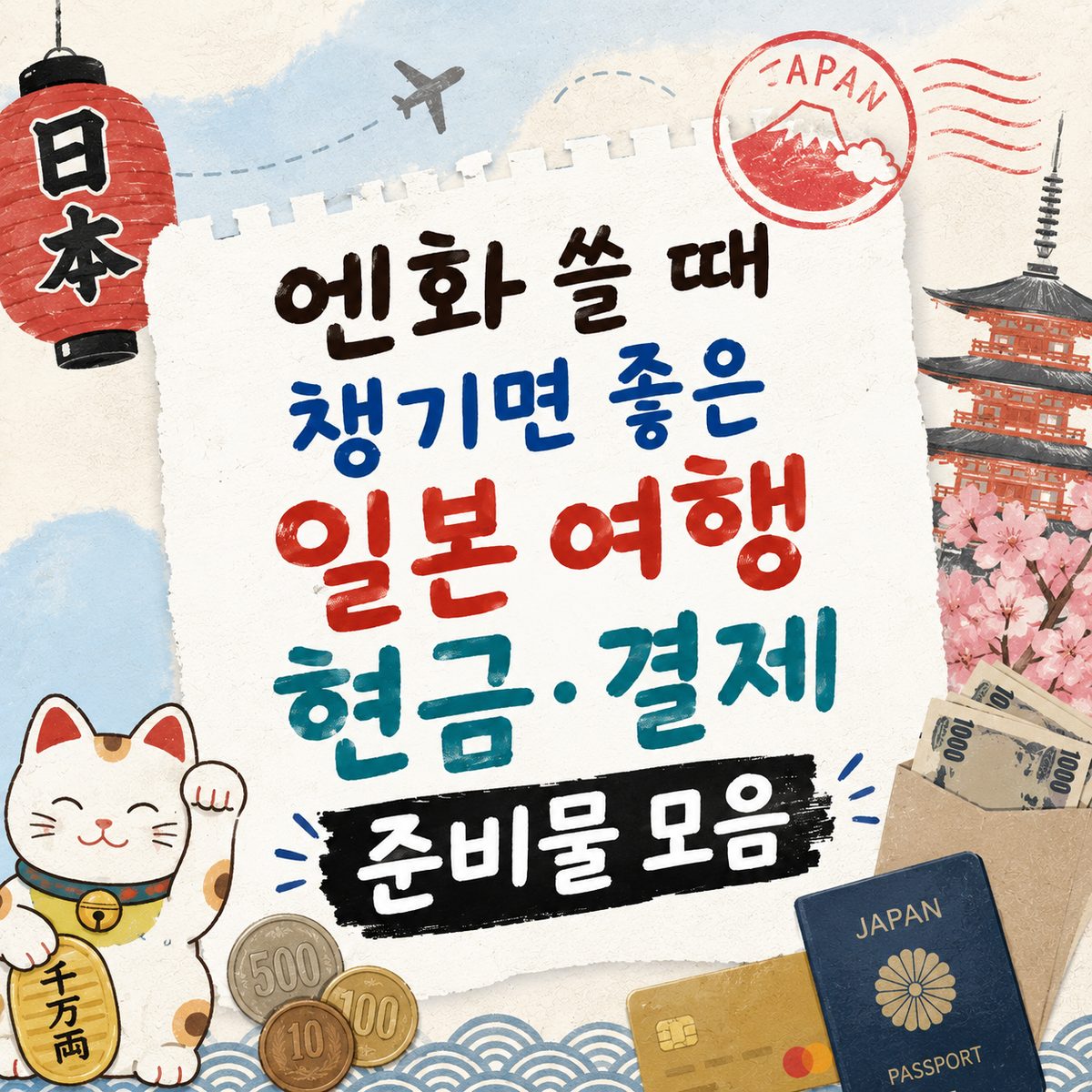 A Collection of Cash and Payment Essentials for Your Trip to Japan Using Yen