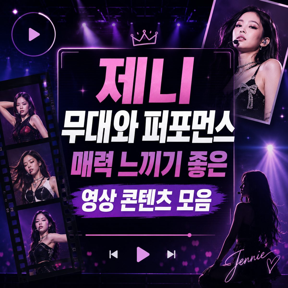 제니 무대와 퍼포먼스 매력 느끼기 좋은 영상 콘텐츠 모음