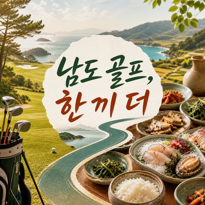 라운드만 하고 돌아오기 아쉬운 남도 골프 여행