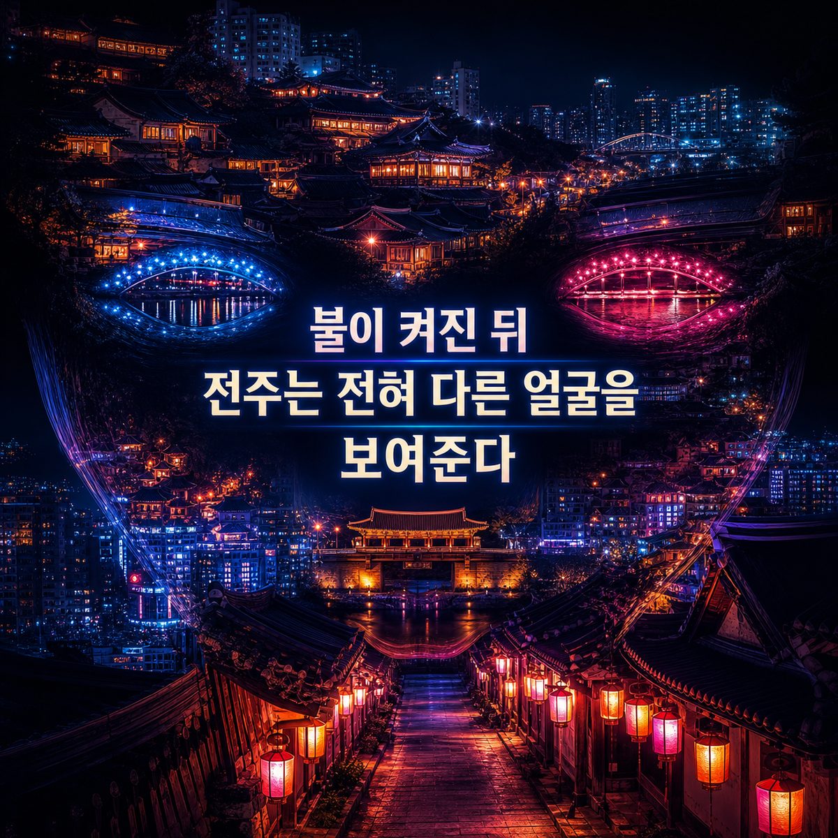불이 켜진 뒤 전주는 전혀 다른 얼굴을 보여준다