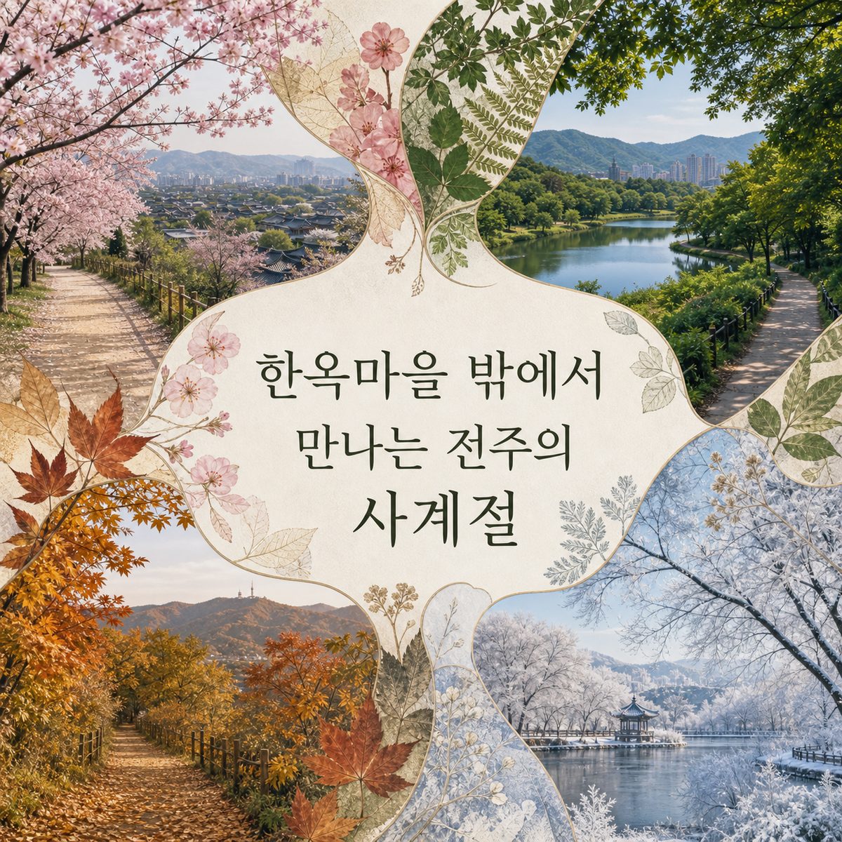 한옥마을 밖에서 만나는 전주의 사계절
