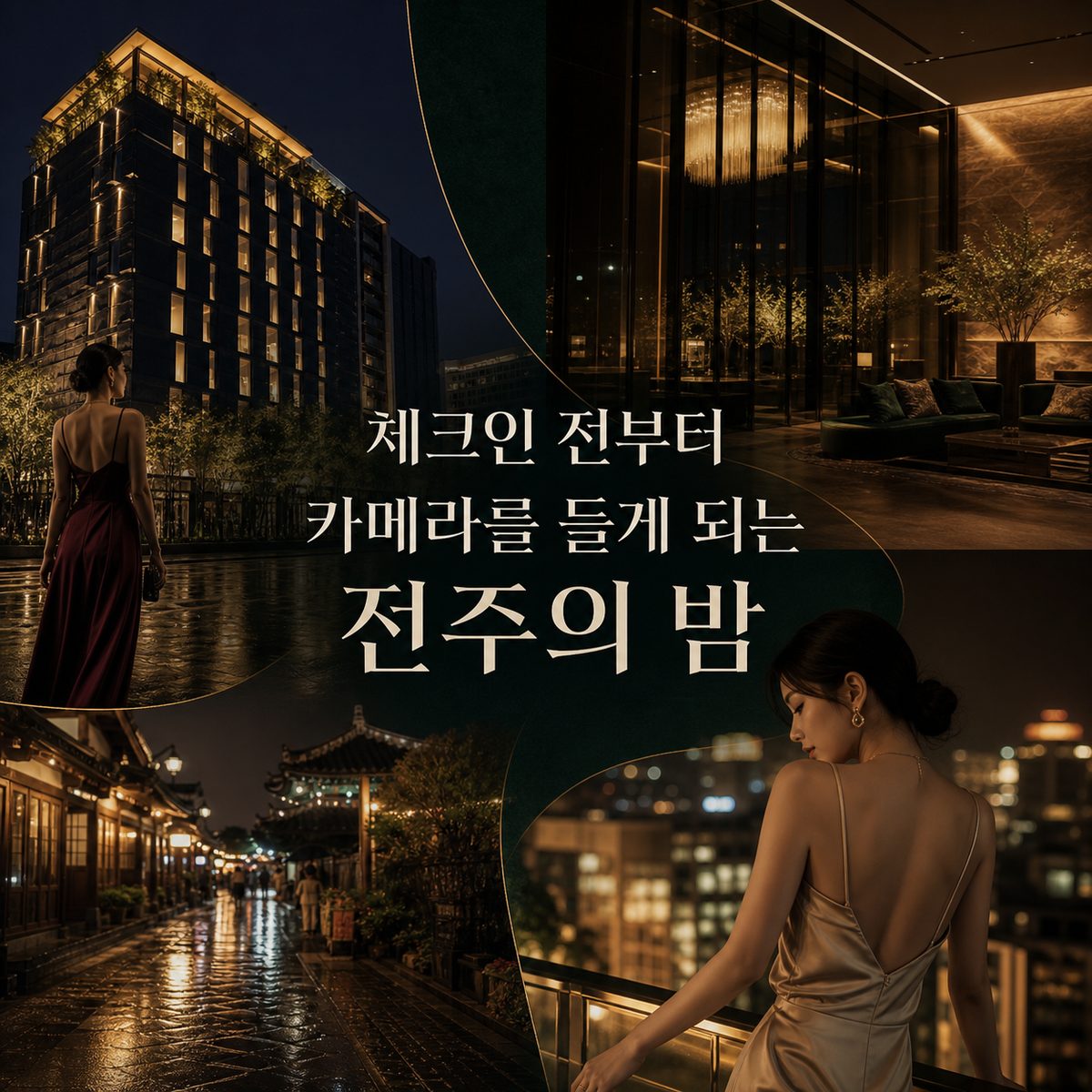 체크인 전부터 카메라를 들게 되는 전주의 밤