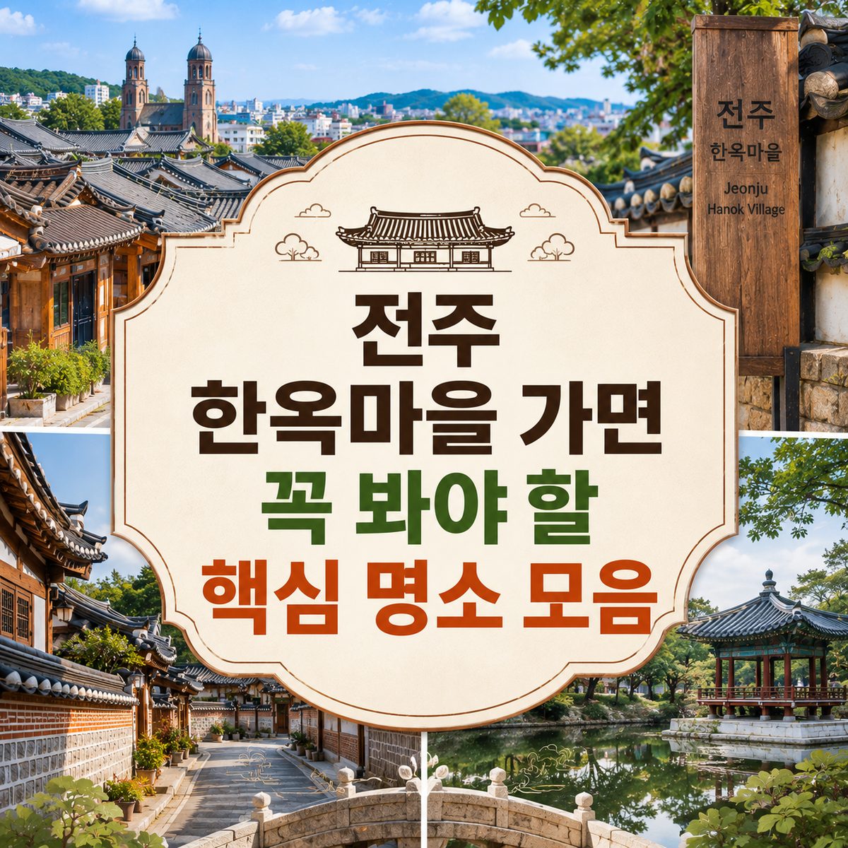 전주 한옥마을 가면 꼭 봐야 할 핵심 명소 모음