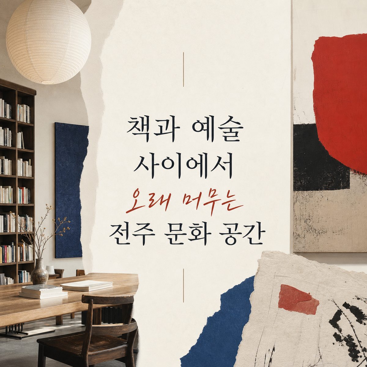 A Cultural Space in Jeonju That Stays Long Between Books and Art