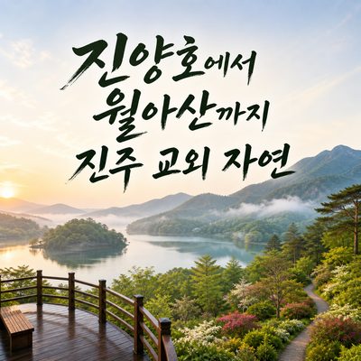 진양호에서 월아산까지 진주 교외 자연 여행