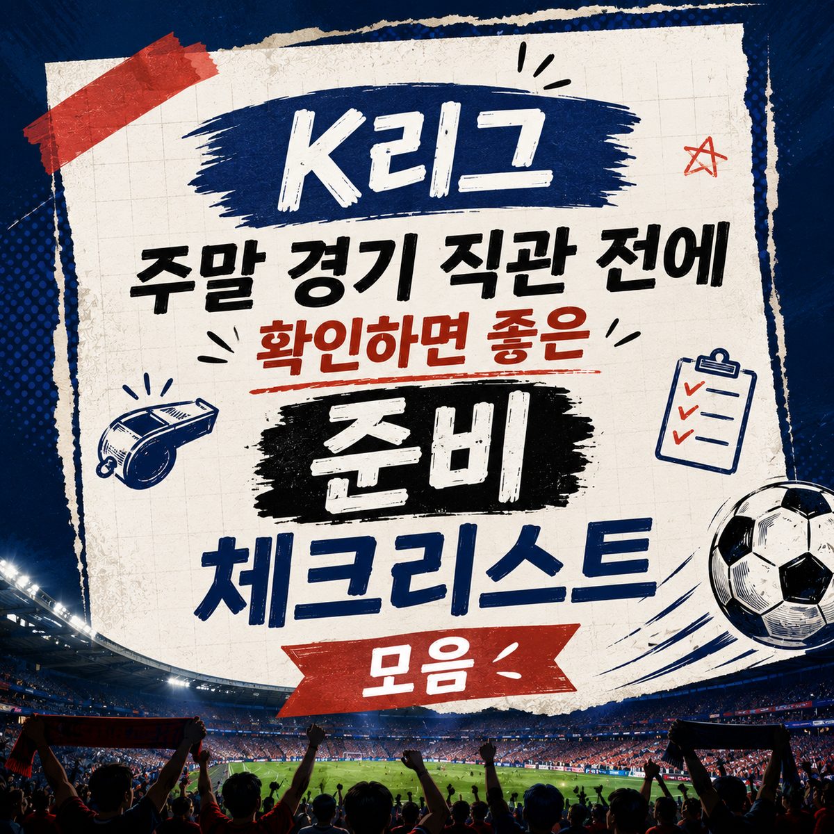 K리그 주말 경기 직관 전에 확인하면 좋은 준비 체크리스트 모음