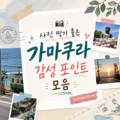 사진 찍기 좋은 가마쿠라 감성 포인트 모음