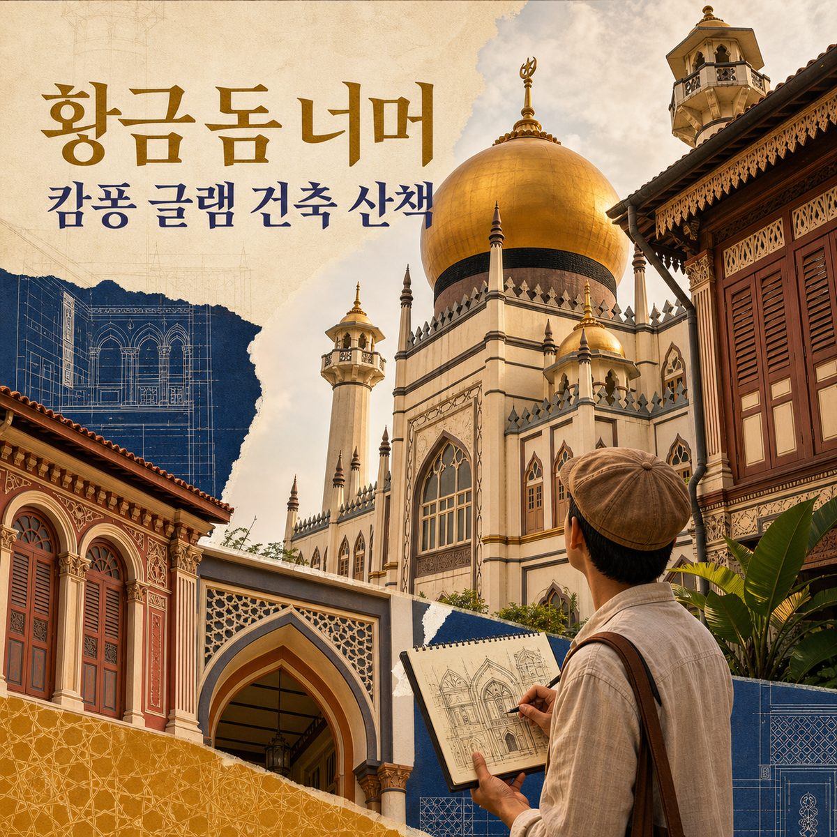 황금 돔 너머의 캄퐁 글램을 읽는 건축 산책