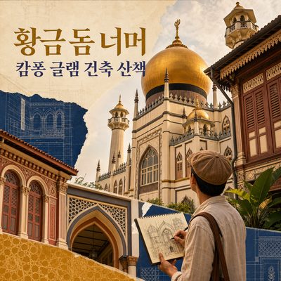 황금 돔 너머의 캄퐁 글램을 읽는 건축 산책
