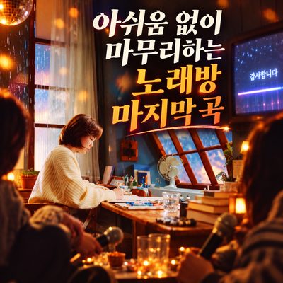 아쉬움 없이 마무리하는 노래방 마지막 곡