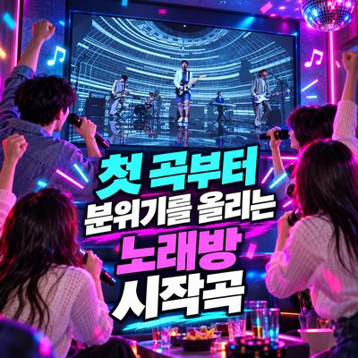 첫 곡부터 분위기를 올리는 노래방 시작곡