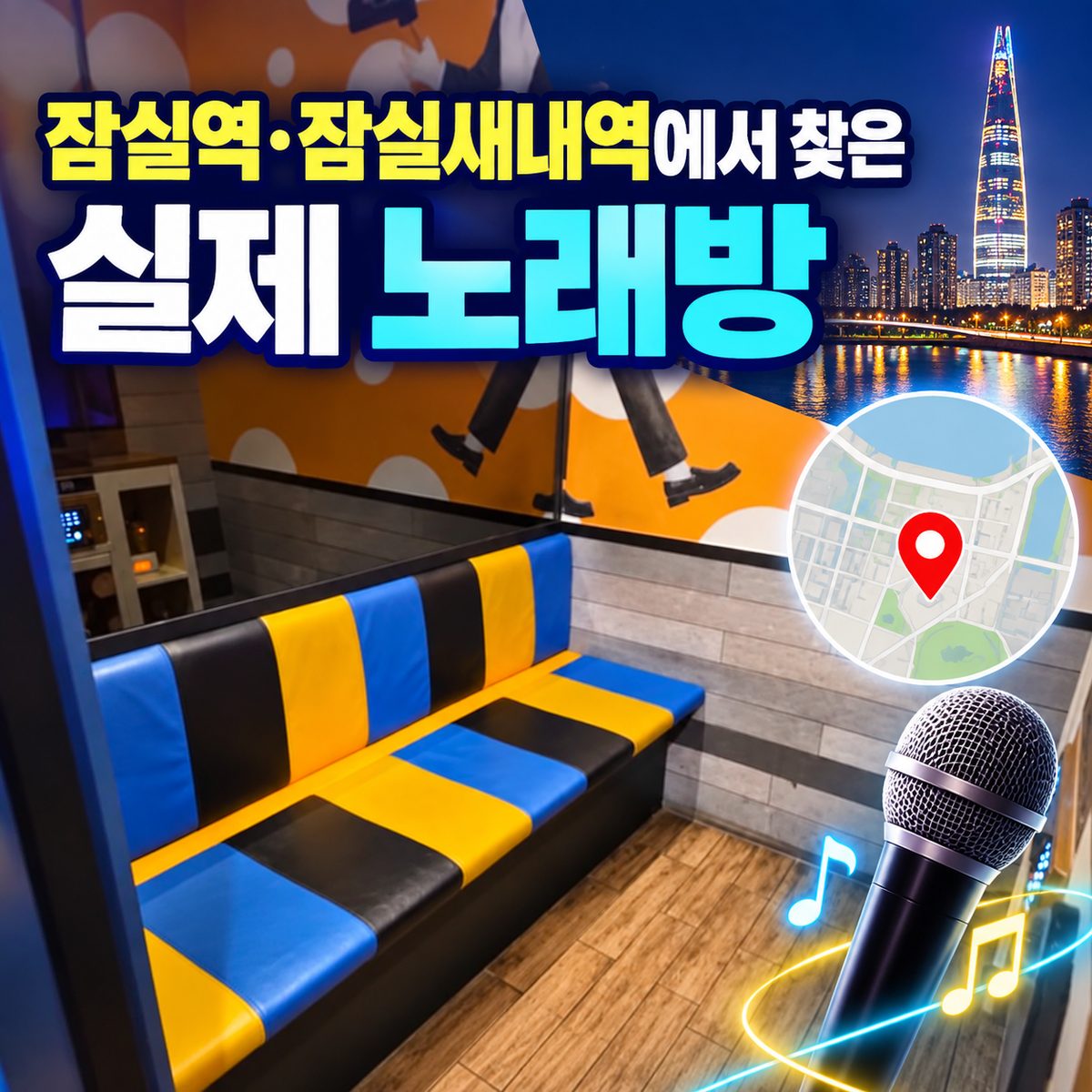 잠실 야구·공연 끝나고 가기 좋은 노래방