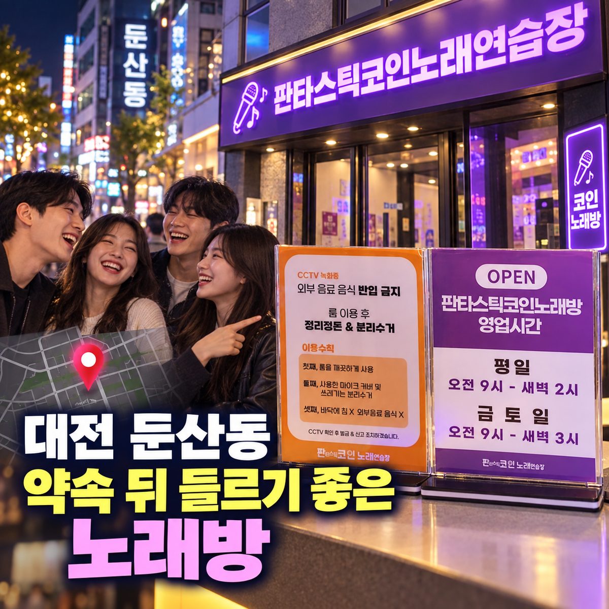 대전 둔산동 약속 뒤 들르기 좋은 노래방