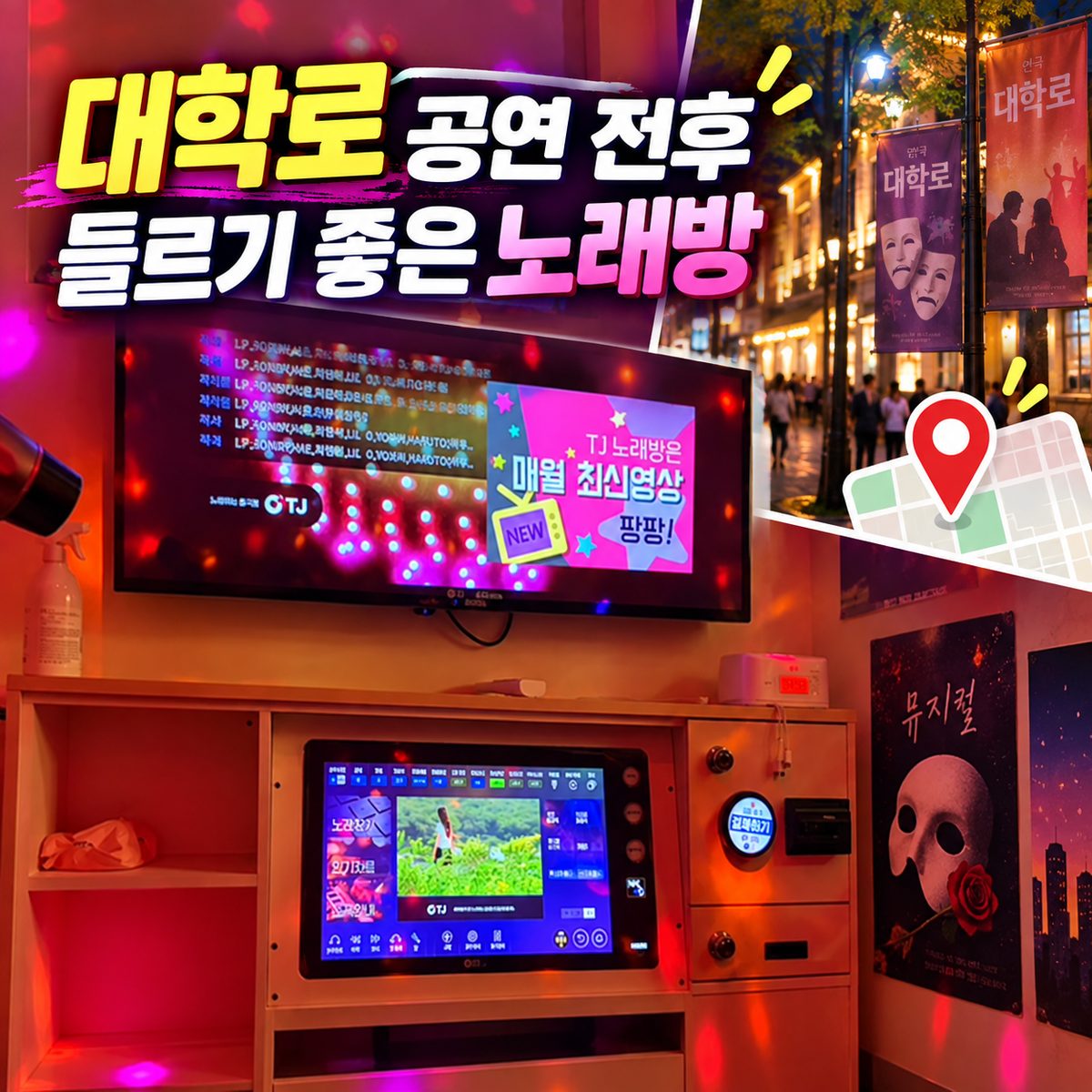 대학로 공연 전후 들르기 좋은 노래방