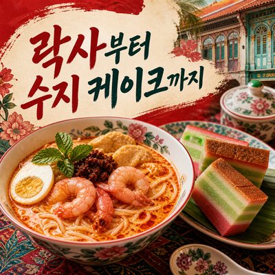 락사 한 그릇에서 수지 케이크까지, 카통의 오래된 맛