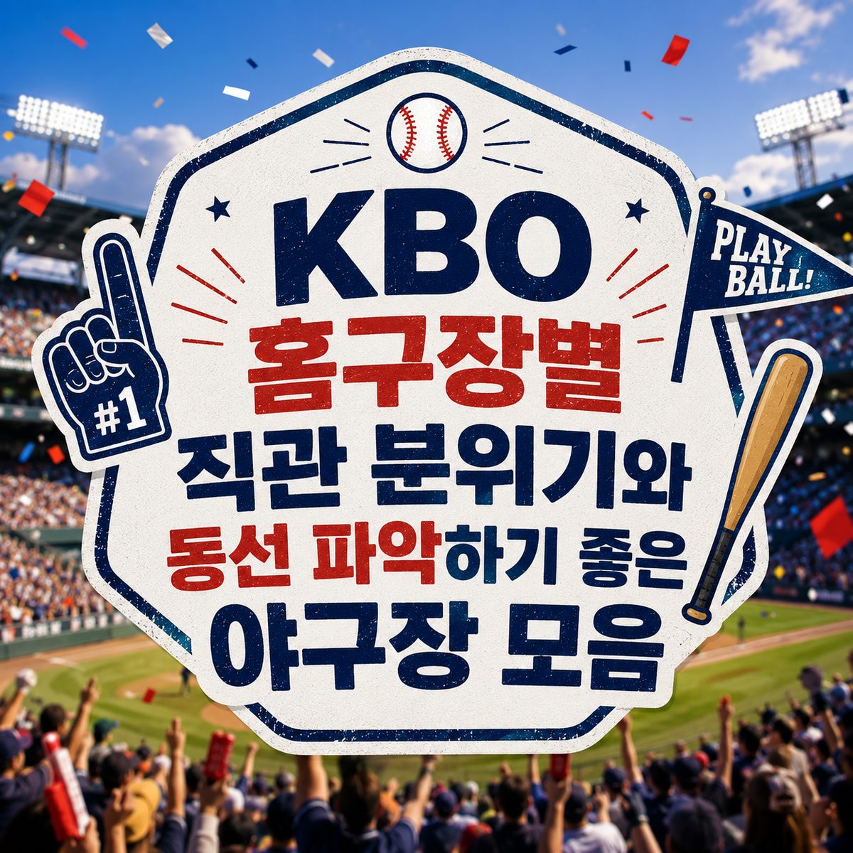 KBO 홈구장별 직관 분위기와 동선 파악하기 좋은 야구장 모음
