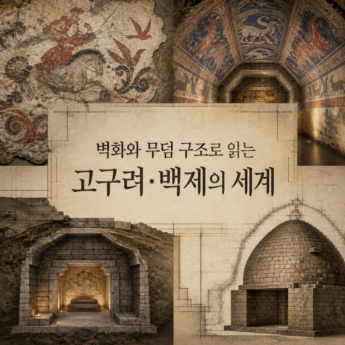 벽화와 무덤 구조로 읽는 고구려·백제의 세계