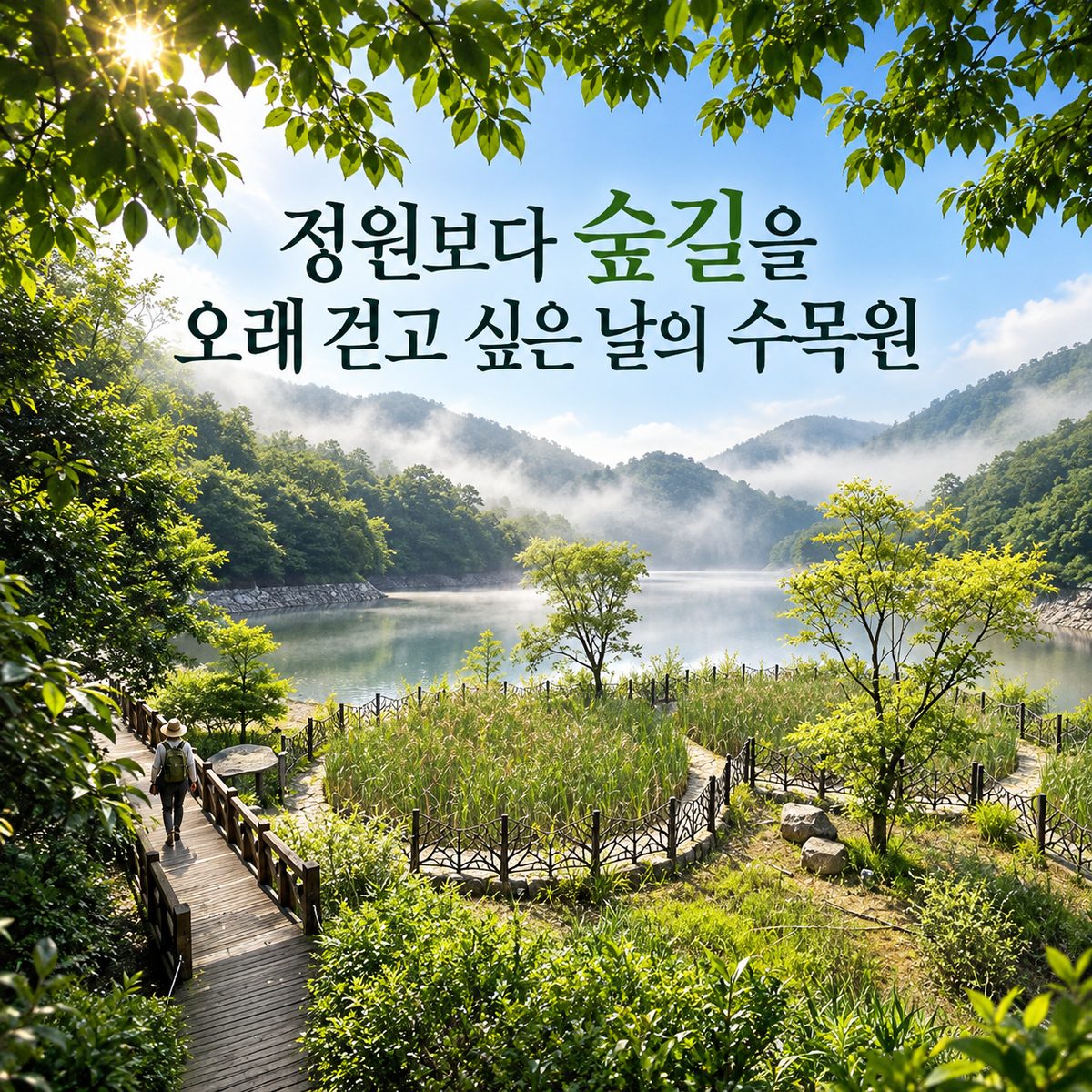 정원보다 숲길을 오래 걷고 싶은 날의 수목원