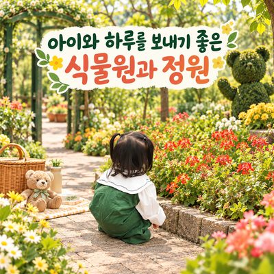 아이와 하루를 보내기 좋은 식물원과 정원