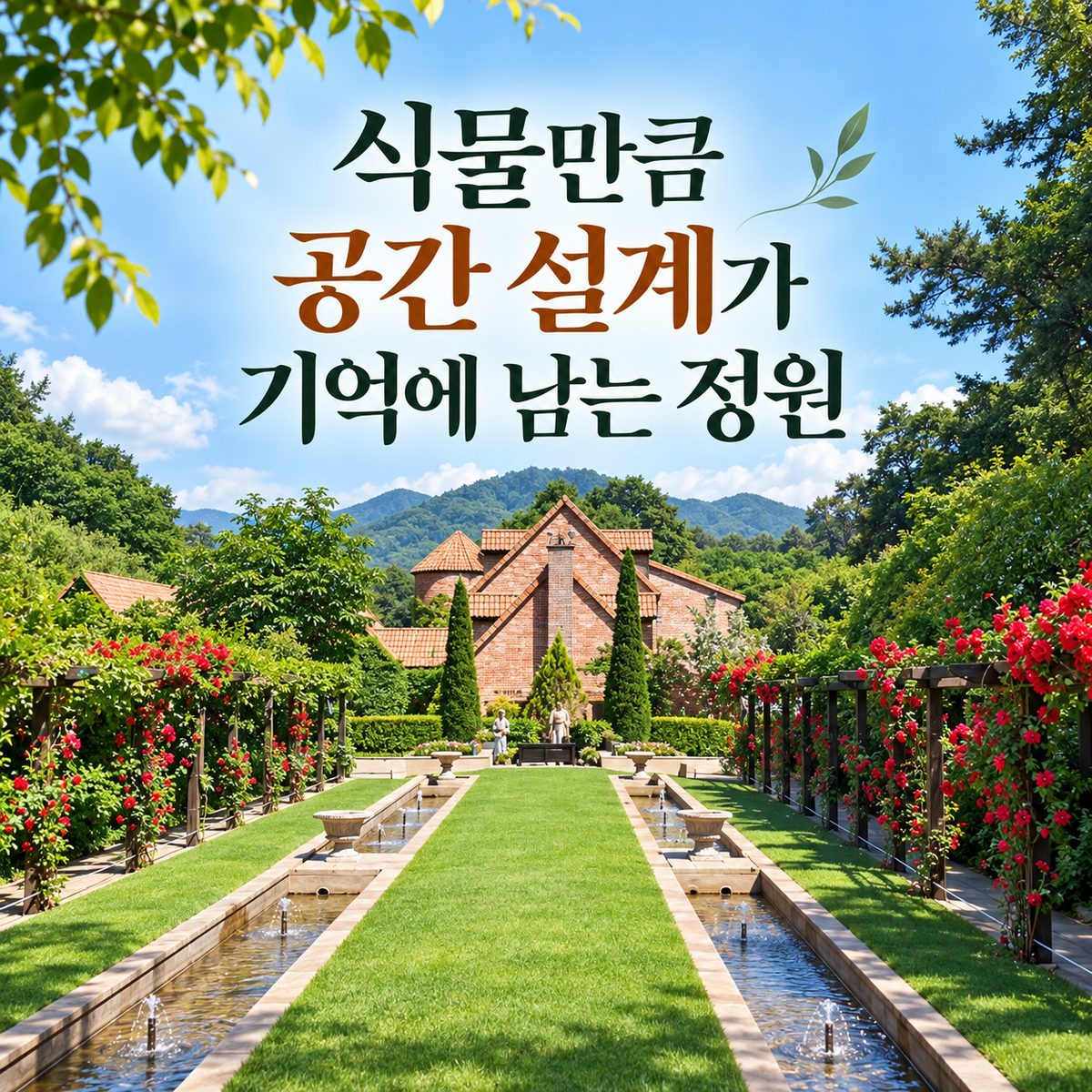 식물만큼 공간 설계가 기억에 남는 정원